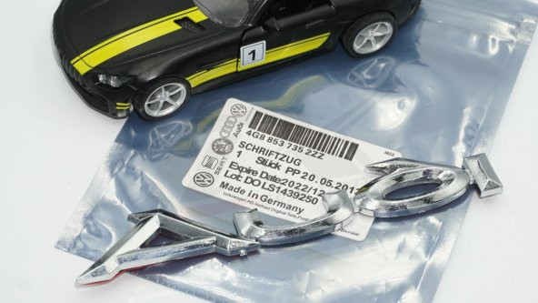Audi Classic Krom ABS Bagaj 3M 3D Yazı Amblem - 7