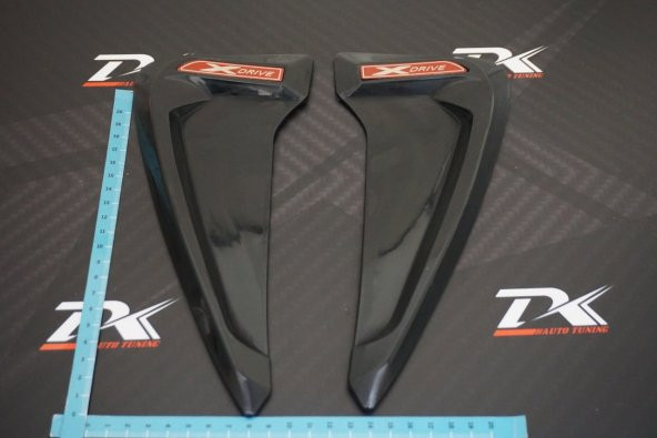 Bmw X Drive Shark Yan Çamurluk 3M Hava Akış Air Flow Set - 7