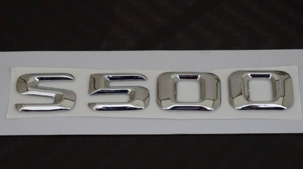 S500 Bagaj Krom Metal 3M 3D Yazı Logo - Resim 4