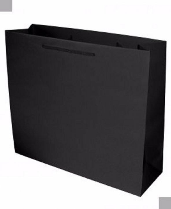 KARTON ÇANTA SİYAH 39CM X 55CM - 1 ADET - 2