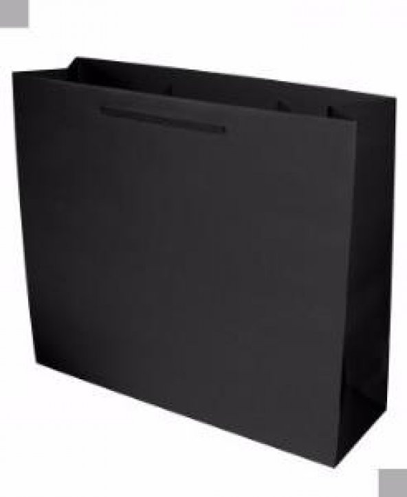 KARTON ÇANTA SİYAH 39CM X 55CM - 1 ADET - 4
