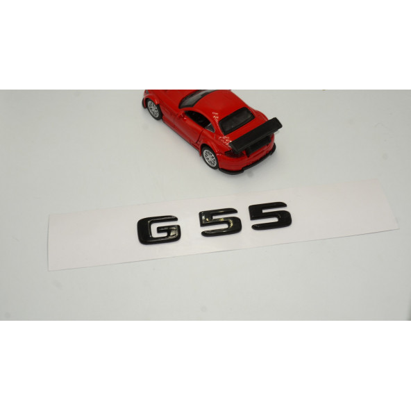 G55 Bagaj Parlak Siyah ABS 3M 3D Yazı Logo - 2