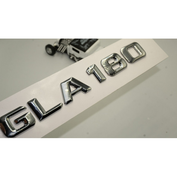 GLA180 Bagaj Krom Metal 3M 3D Yazı Logo