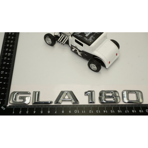 GLA180 Bagaj Krom Metal 3M 3D Yazı Logo - 5