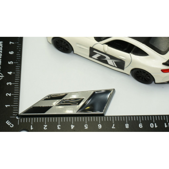 DK Seat Cupra Leon İbiza Altea Gri Siyah Metal 3M 3D Logo Amblem - 4