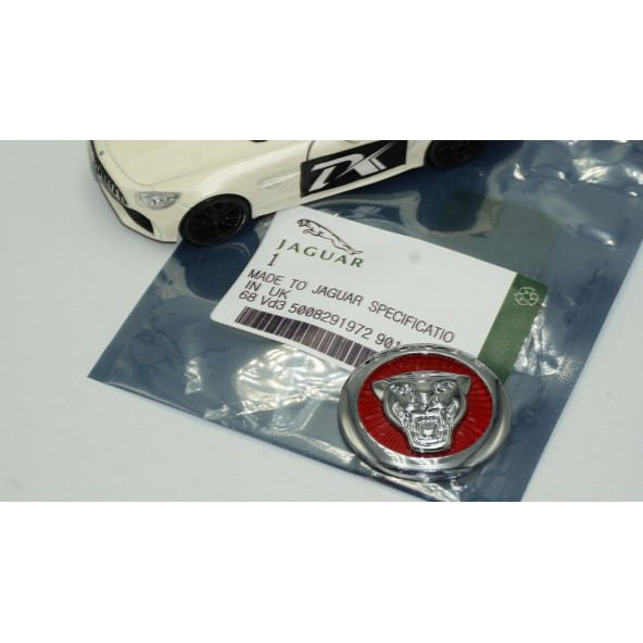 DK Jaguar XE XF XFL XJ F-PACE Krom Kırmızı Vites Panter Buton Aksesuarı - 5