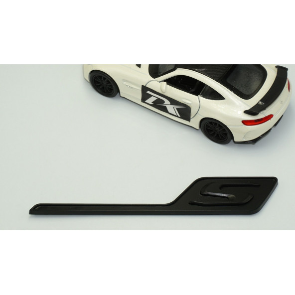 DK Benz AMG S GT S Eklenti Siyah ABS 3M 3D Bagaj Logo Amblem - 3