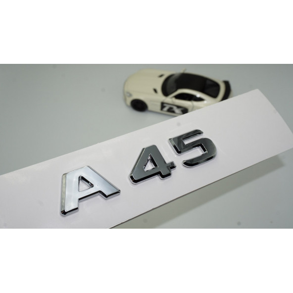 DK Benz A45 Bagaj Krom ABS 3M 3D Yazı Logo