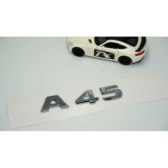 DK Benz A45 Bagaj Krom ABS 3M 3D Yazı Logo - 2