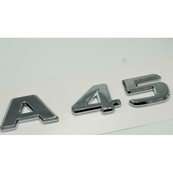 DK Benz A45 Bagaj Krom ABS 3M 3D Yazı Logo - 3