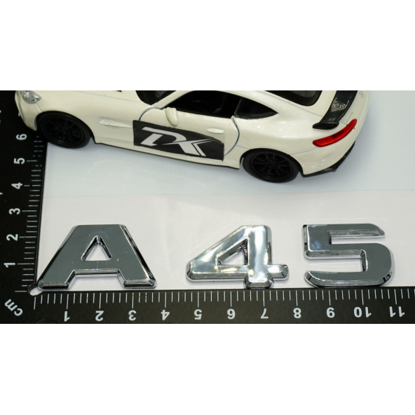 DK Benz A45 Bagaj Krom ABS 3M 3D Yazı Logo - 4