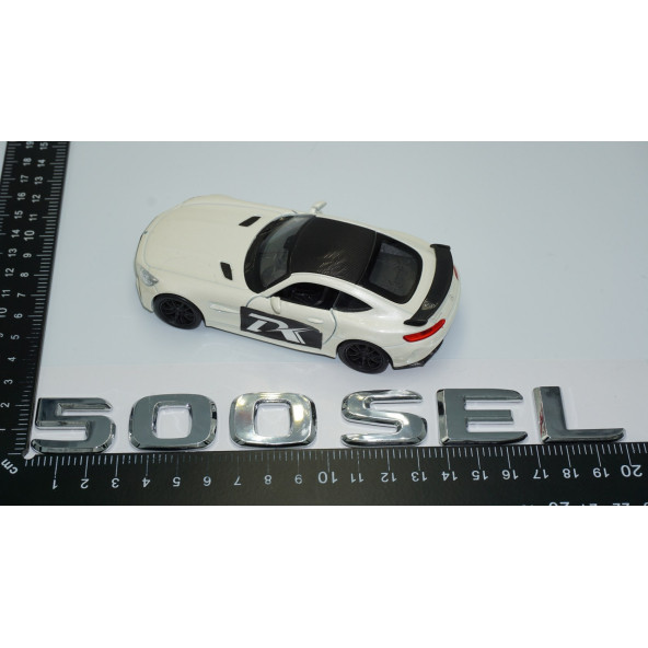 DK Tuning 500 SEL Bagaj Krom ABS 3M 3D Yazı Logo Benz İle Uyumlu - 4