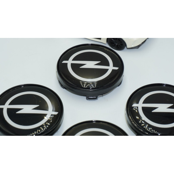DK Tuning Opel Siyah Jant Göbeği Kapak Seti 60mm - 3