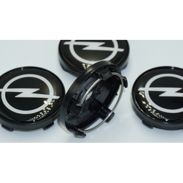 DK Tuning Opel Siyah Jant Göbeği Kapak Seti 60mm - 4