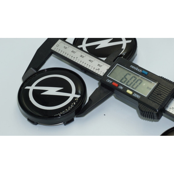DK Tuning Opel Siyah Jant Göbeği Kapak Seti 60mm - 5