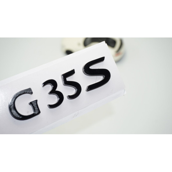 DK Tuning İnfiniti G35 S Siyah ABS Bagaj Yazı Logo