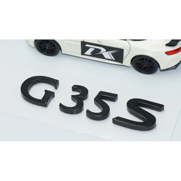DK Tuning İnfiniti G35 S Siyah ABS Bagaj Yazı Logo - 3