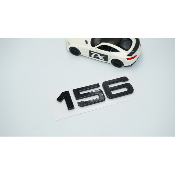 DK Tuning Alfa Romeo 156 Siyah ABS 3M 3D Bagaj Yazı Logo Arma - Resim 2