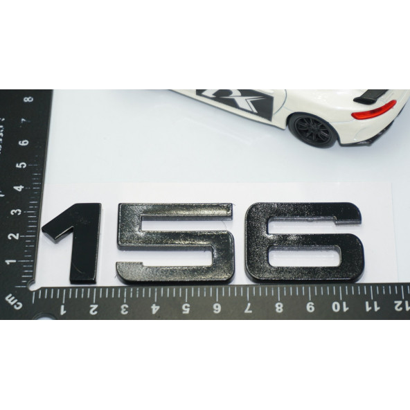 DK Tuning Alfa Romeo 156 Siyah ABS 3M 3D Bagaj Yazı Logo Arma - Resim 4