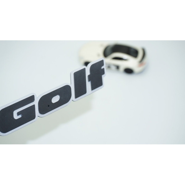 DK Tuning Golf MK2 MK3 Bagaj Gri Siyah Yazı Logo Volkswagen İle Uyumlu