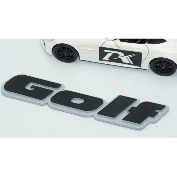DK Tuning Golf MK2 MK3 Bagaj Gri Siyah Yazı Logo Volkswagen İle Uyumlu - 3