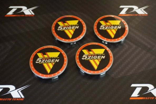 5 Zigen Racing Jant Göbek Kapağı Seti 68mm - 2