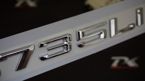 Bmw 735Lİ 735İ Bagaj Krom Metal 3M 3D Yazı Logo