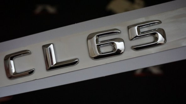 CL65 Bagaj Krom Metal 3M 3D Yazı Logo ürün görseli 1