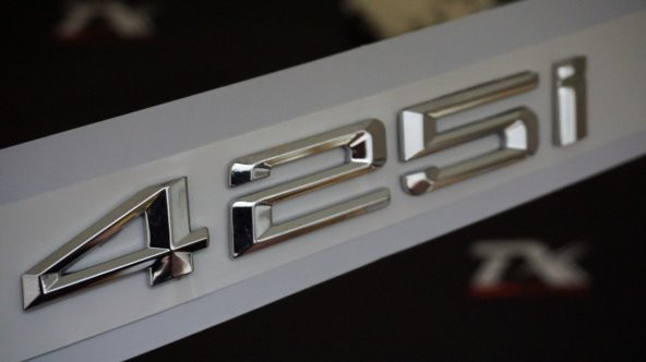 Bmw 425İ Bagaj Krom Metal 3M 3D Yazı Logo