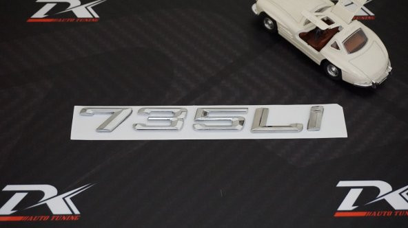 Bmw 735Lİ 735İ Bagaj Krom Metal 3M 3D Yazı Logo - 2