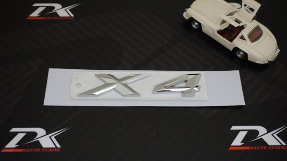 Bmw X4 Bagaj Krom Metal 3M 3D Yazı Logo - 2