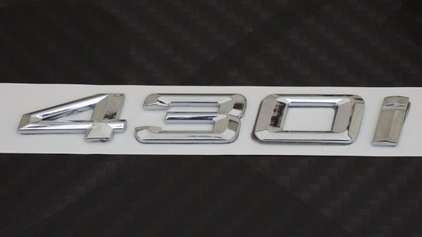Bmw 430İ Bagaj Krom Metal 3M 3D Yazı Logo - 3