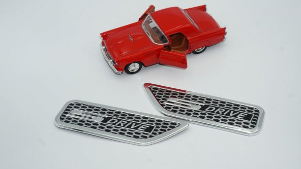 Bmw S Drive Çamurluk Yanı 3M 3D Logo Amblem 2 Li Set - 2