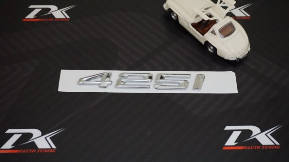 Bmw 425İ Bagaj Krom Metal 3M 3D Yazı Logo - 2
