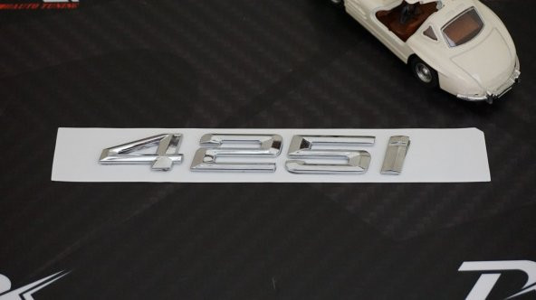 Bmw 425İ Bagaj Krom Metal 3M 3D Yazı Logo - 3