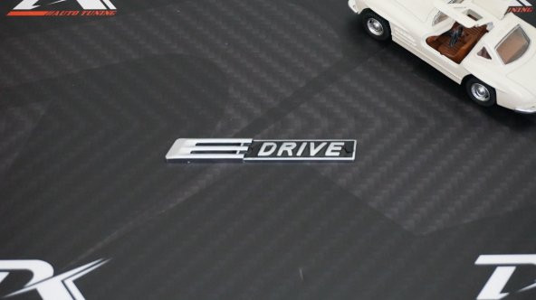 Bmw E Drive Krom Metal Bagaj Logo 3M 3D Orjinal Ürün - 3
