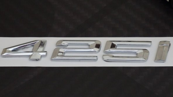 Bmw 425İ Bagaj Krom Metal 3M 3D Yazı Logo - 4