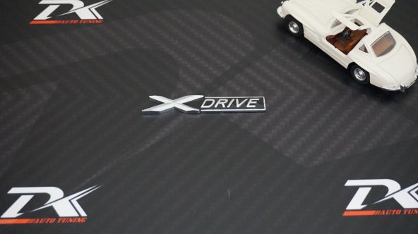 Bmw X Drive Krom Metal Bagaj Logo 3M 3D Orjinal Ürün - 3