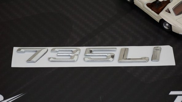 Bmw 735Lİ 735İ Bagaj Krom Metal 3M 3D Yazı Logo - 3