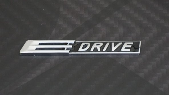 Bmw E Drive Krom Metal Bagaj Logo 3M 3D Orjinal Ürün - 4