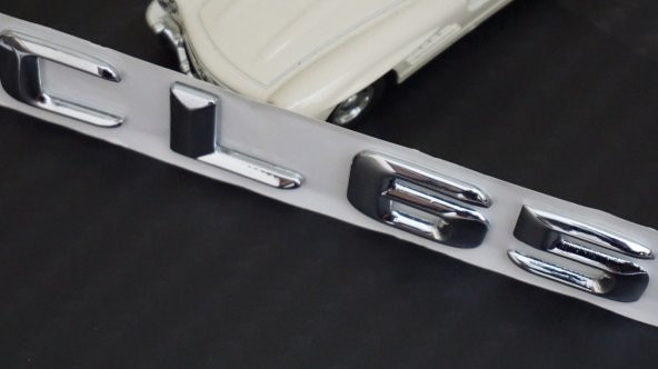 CL65 Bagaj Krom Metal 3M 3D Yazı Logo - Resim 6
