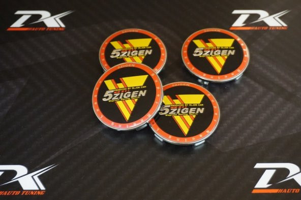 5 Zigen Racing Jant Göbek Kapağı Seti 68mm - 4