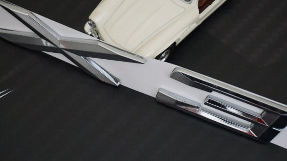 Bmw X3 Bagaj Krom Metal 3M 3D Yazı Logo - 5