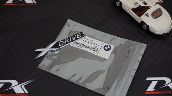 Bmw X Drive Krom Metal Bagaj Logo 3M 3D Orjinal Ürün - 8