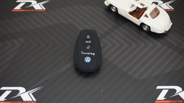 Volkswagen VW Touareg Logolu 5 Buton 1.Kalite Silikon Anahtar Kıl - 2