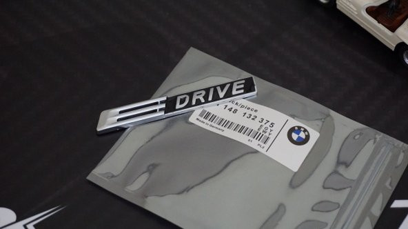 Bmw E Drive Krom Metal Bagaj Logo 3M 3D Orjinal Ürün - 7