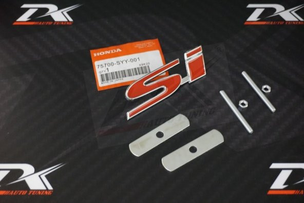 Honda Sİ Logo Ön Panjur Vidalı Krom Metal Amblem - 4