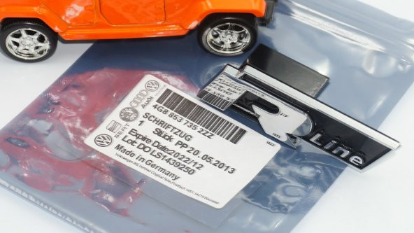 Volkswagen VW R Line Ön Panjur 3M 3D Logo Orjinal Ürün - 10