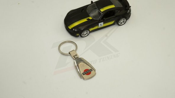Nissan Logo Krom Metal Stil Anahtarlık New Style - 3