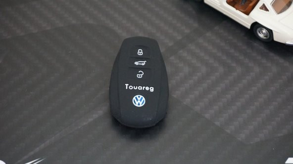 Volkswagen VW Touareg Logolu 5 Buton 1.Kalite Silikon Anahtar Kıl - 3